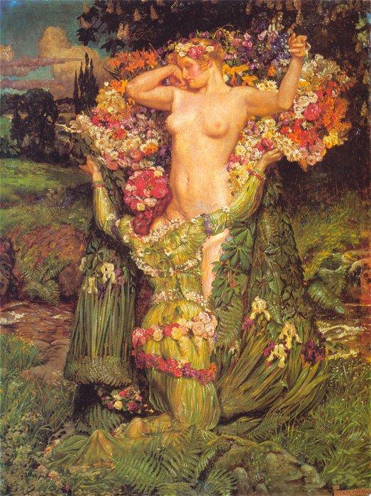 Rising Spring by John Byam Liston Shaw